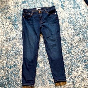 Loft jeans, size 12, curvy skinny